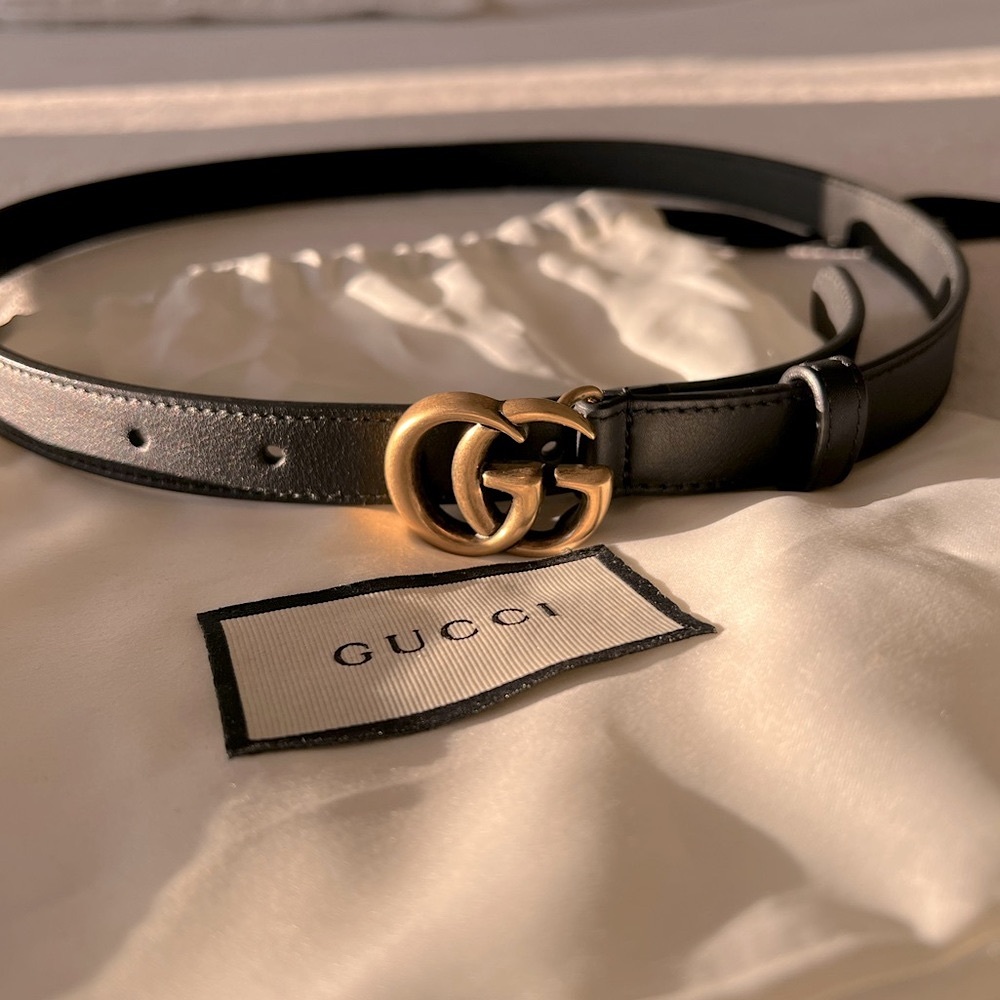 Gucci leather belt